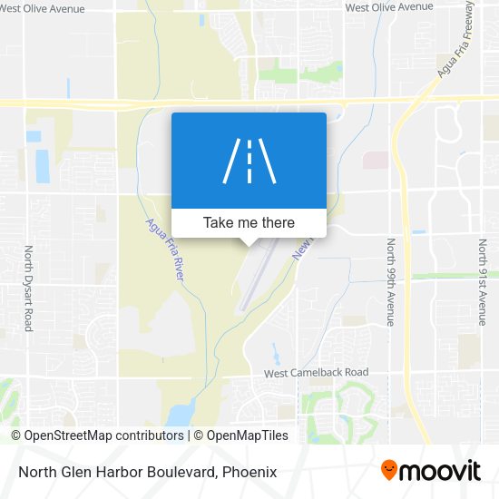 Mapa de North Glen Harbor Boulevard