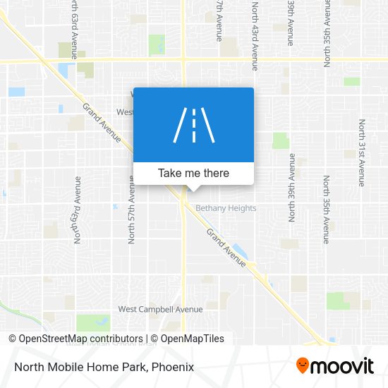North Mobile Home Park map