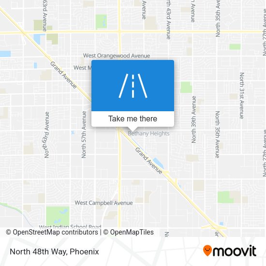 Mapa de North 48th Way