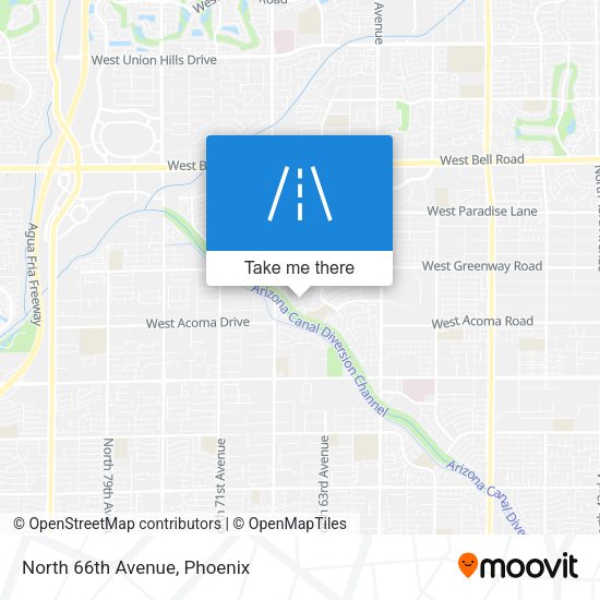 Mapa de North 66th Avenue