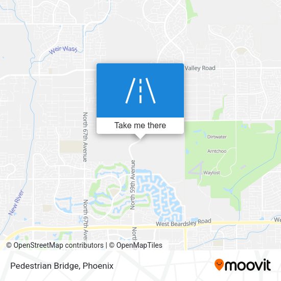 Mapa de Pedestrian Bridge