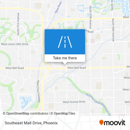 Mapa de Southeast Mall Drive