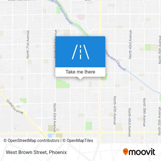 Mapa de West Brown Street
