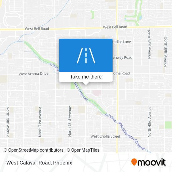 Mapa de West Calavar Road