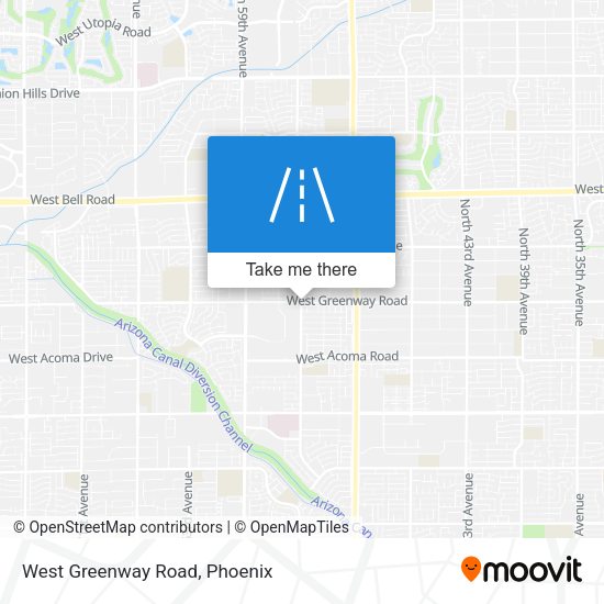 Mapa de West Greenway Road