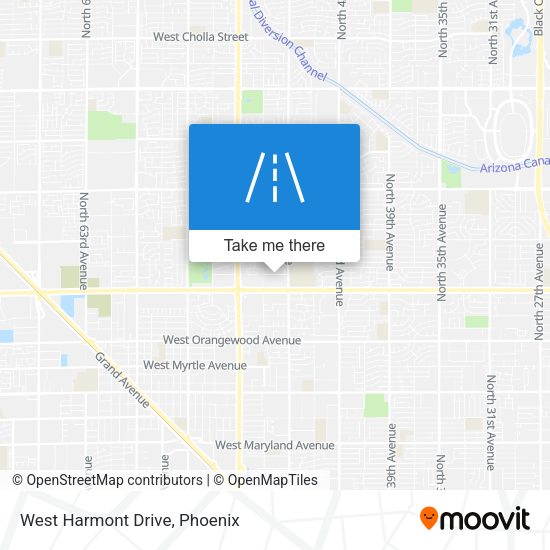 Mapa de West Harmont Drive
