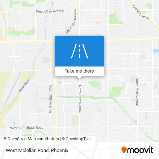 West Mclellan Road map