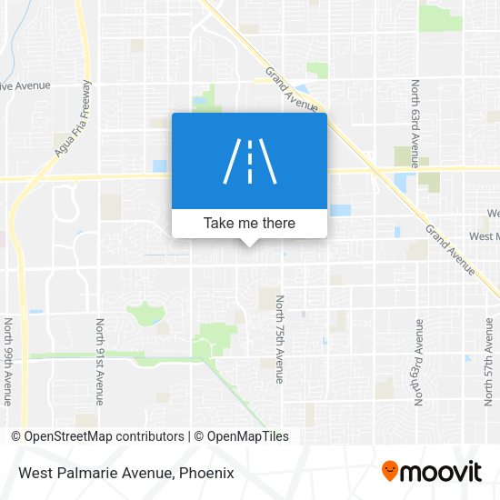 West Palmarie Avenue map