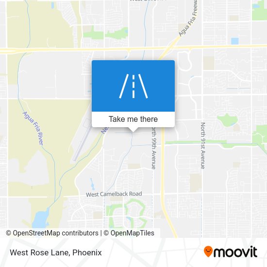 Mapa de West Rose Lane