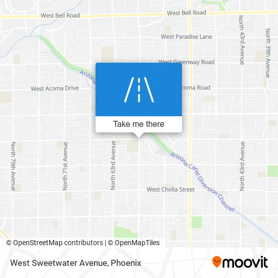 Mapa de West Sweetwater Avenue