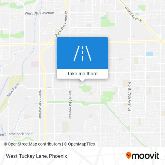 West Tuckey Lane map