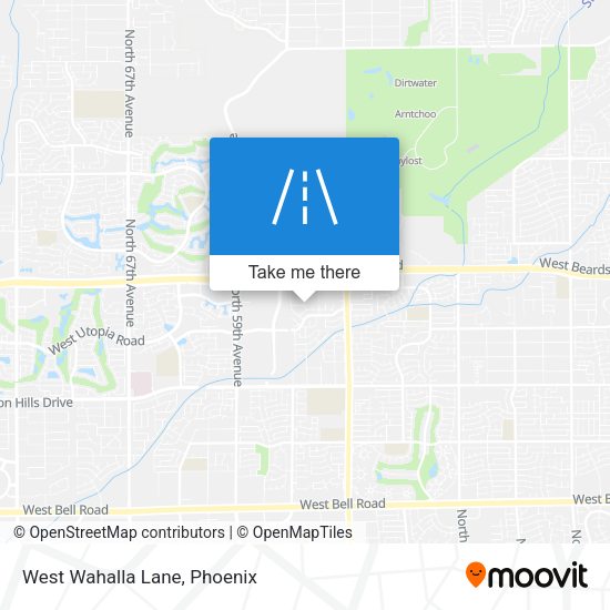 Mapa de West Wahalla Lane