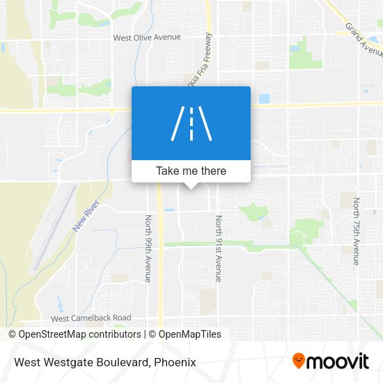 West Westgate Boulevard map