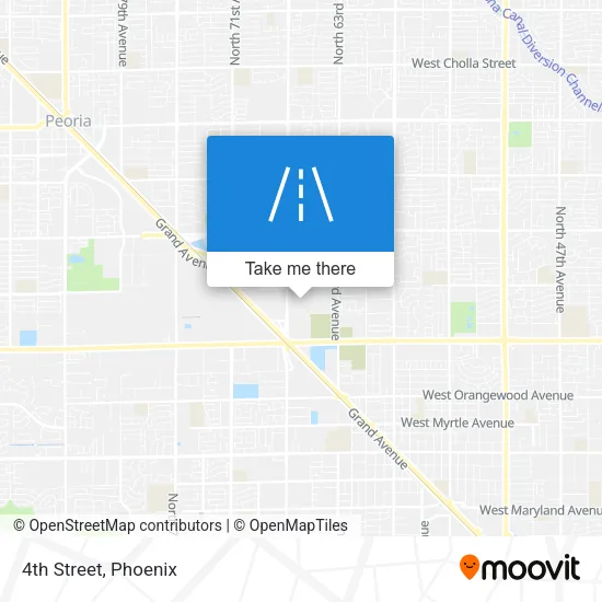 4th Street map