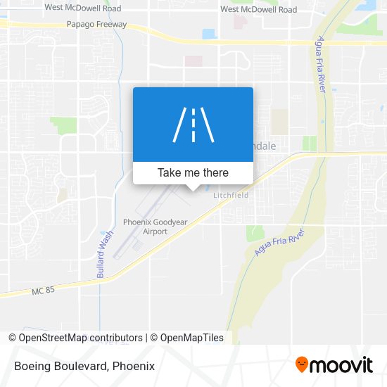 Mapa de Boeing Boulevard