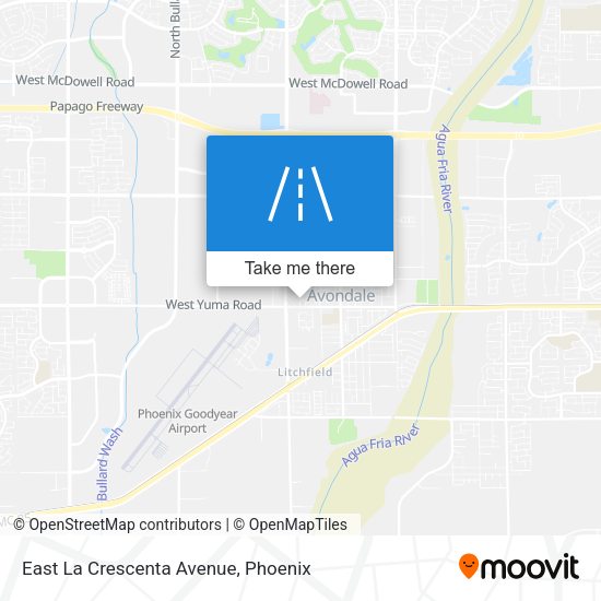 East La Crescenta Avenue map