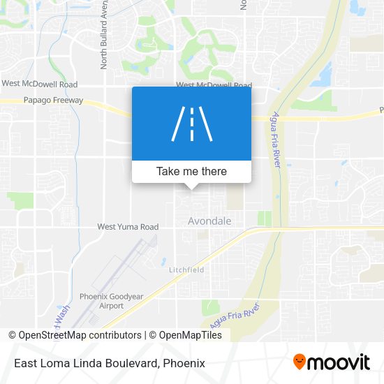 Mapa de East Loma Linda Boulevard