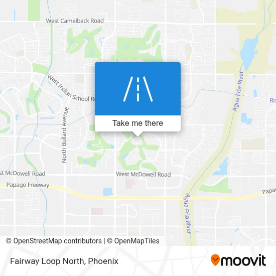 Fairway Loop North map
