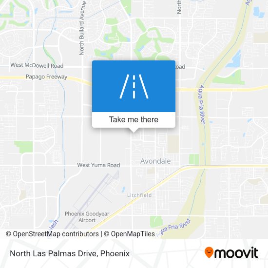 Mapa de North Las Palmas Drive