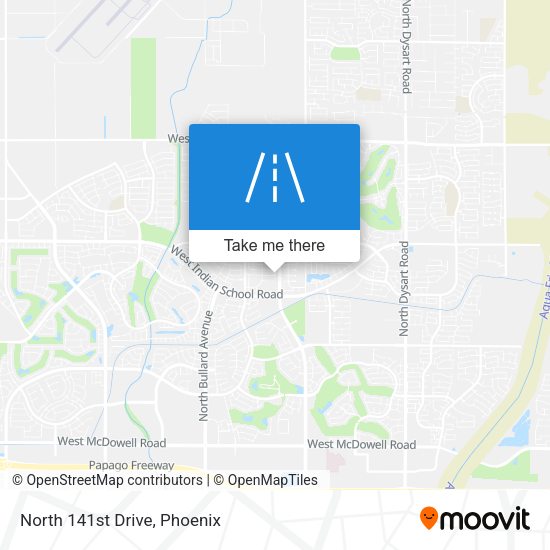 Mapa de North 141st Drive