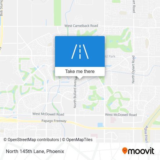 Mapa de North 145th Lane