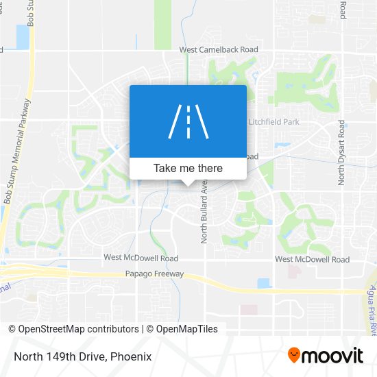 Mapa de North 149th Drive
