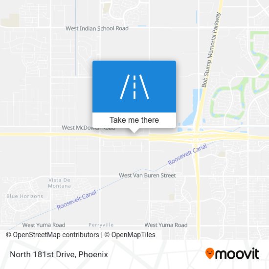 Mapa de North 181st Drive