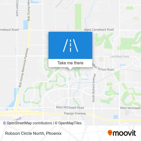 Mapa de Robson Circle North