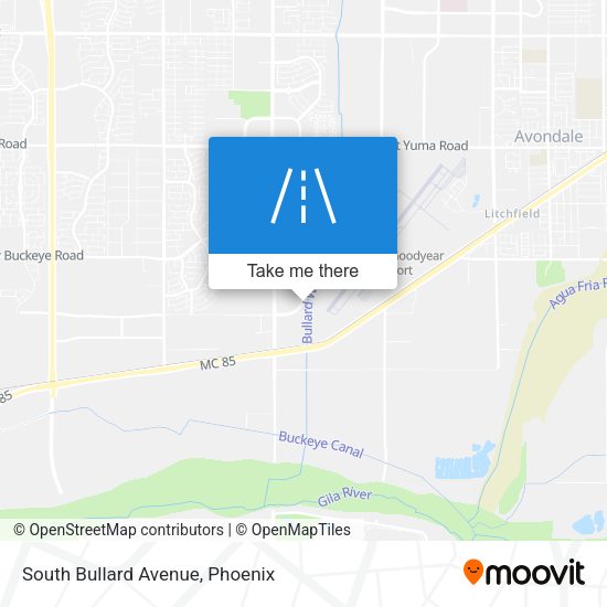 Mapa de South Bullard Avenue
