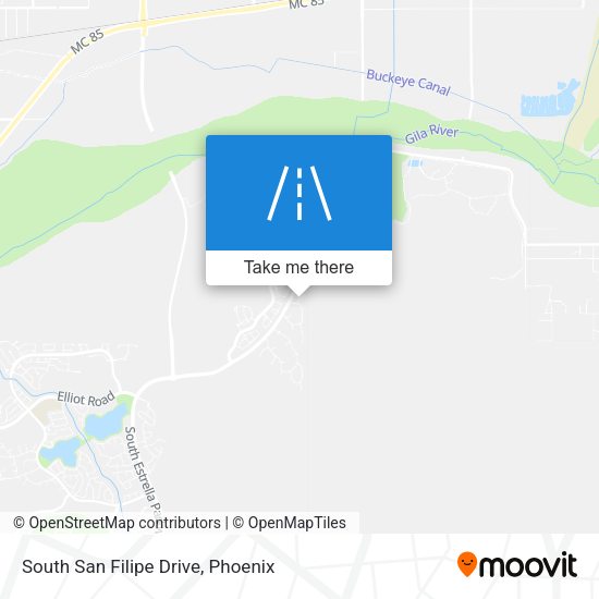 Mapa de South San Filipe Drive