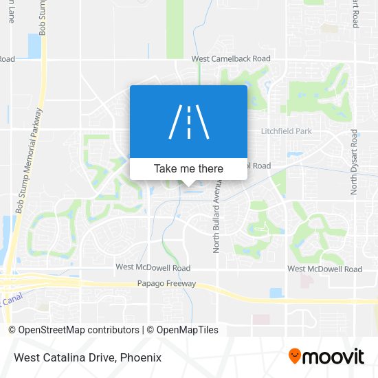 Mapa de West Catalina Drive