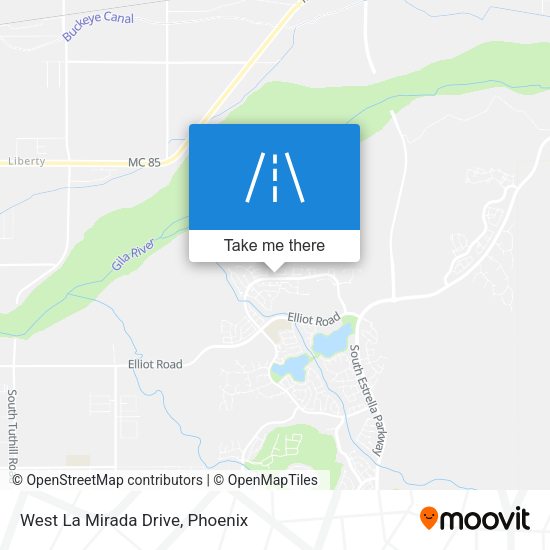 Mapa de West La Mirada Drive