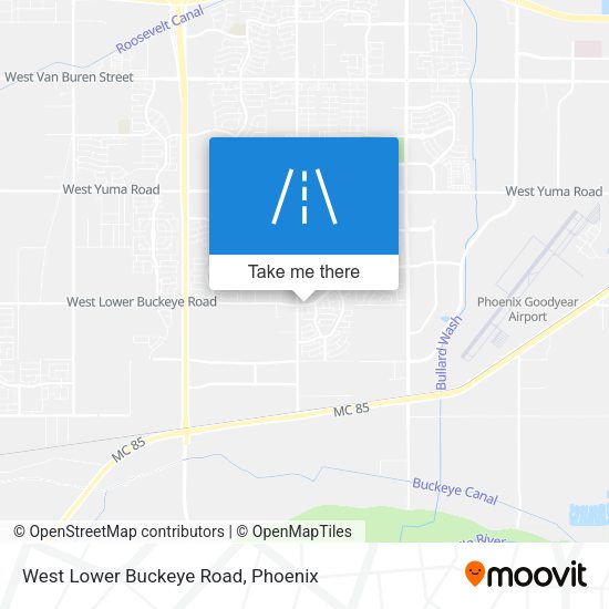 Mapa de West Lower Buckeye Road