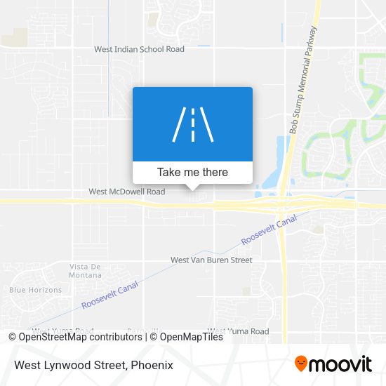 Mapa de West Lynwood Street