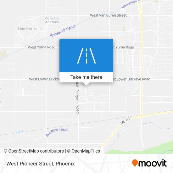 Mapa de West Pioneer Street