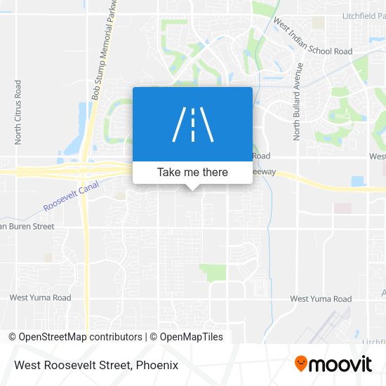 Mapa de West Roosevelt Street