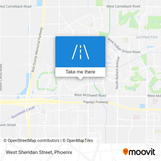 West Sheridan Street map