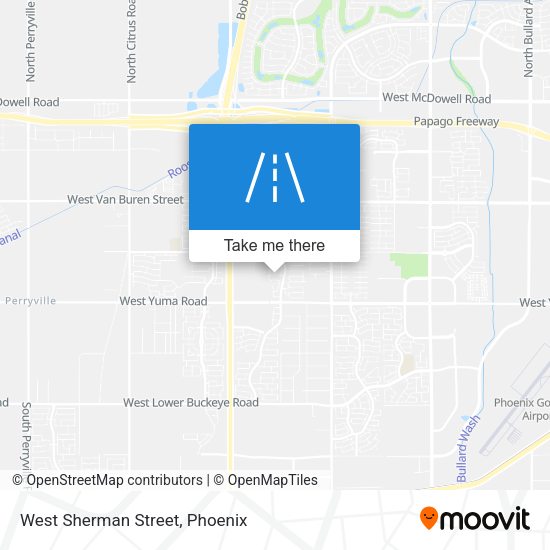 Mapa de West Sherman Street