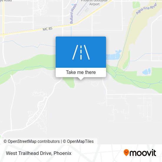 Mapa de West Trailhead Drive