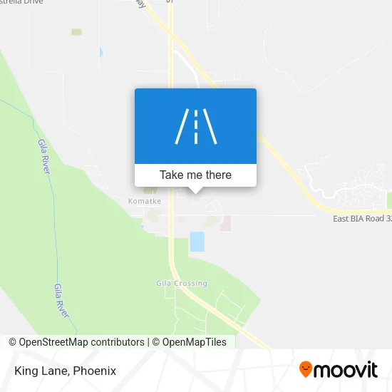 King Lane map