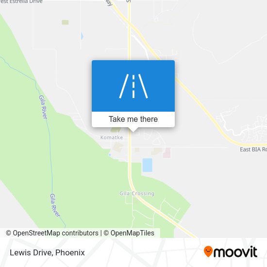 Mapa de Lewis Drive