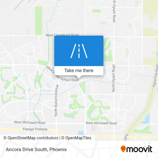 Ancora Drive South map