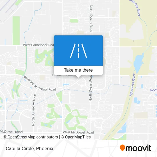Capilla Circle map
