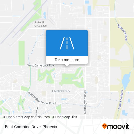 East Campina Drive map