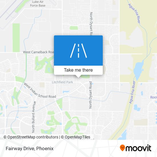 Fairway Drive map