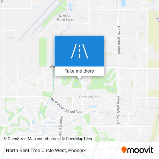 Mapa de North Bent Tree Circle West