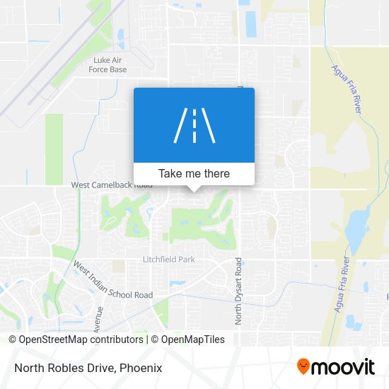 Mapa de North Robles Drive