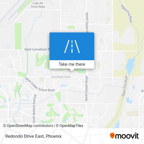 Redondo Drive East map