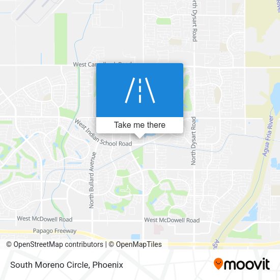 Mapa de South Moreno Circle