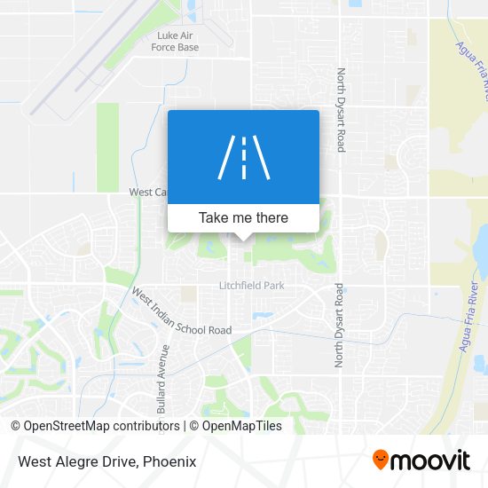 Mapa de West Alegre Drive
